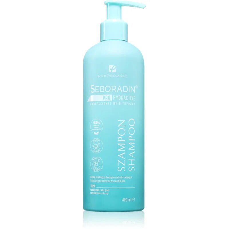 Seboradin PRO HYDRACTIVE Intensive Hydration hydratační šampon pro suché vlasy 400 ml
