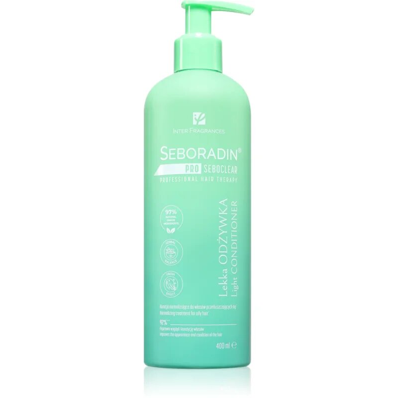 Seboradin PRO SEBOCLEAR Balance Fresh kondicionér pro mastné vlasy 400 ml