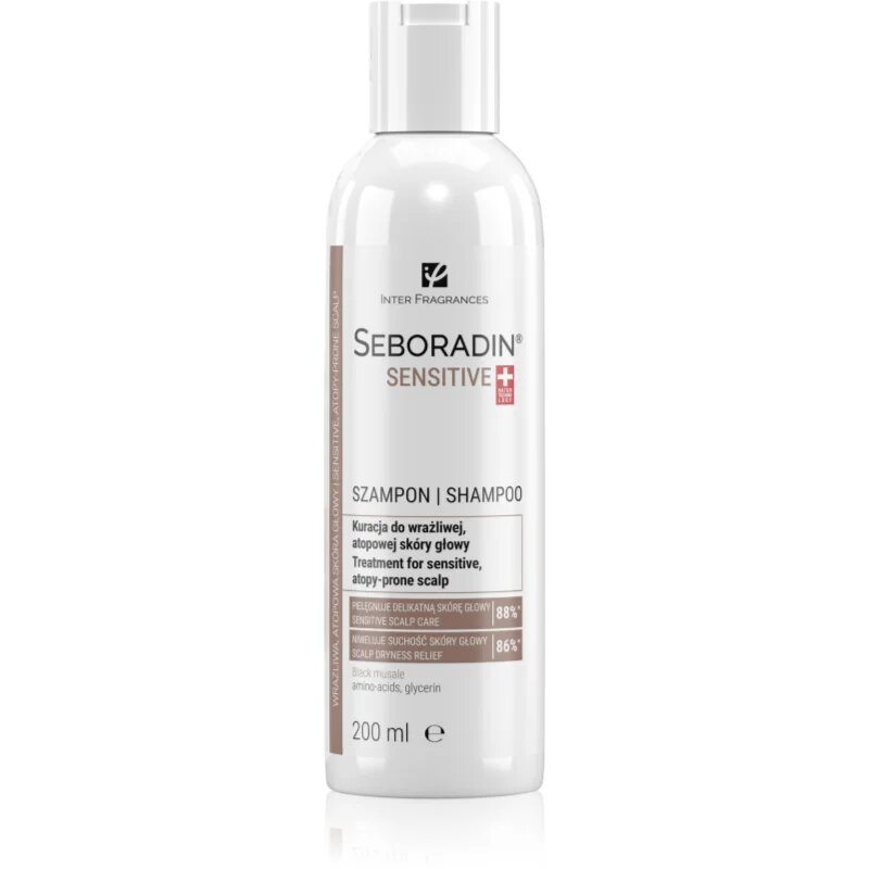 Seboradin Sensitive jemný šampon pro citlivou pokožku hlavy 200 ml