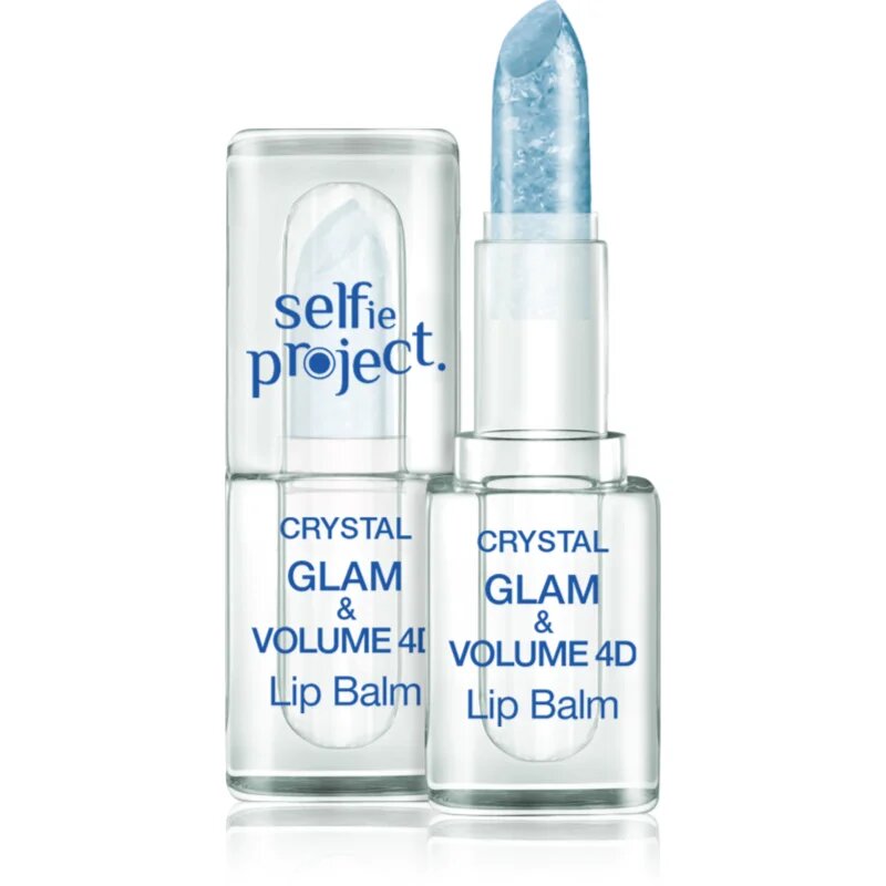 Selfie Project Crystal Glam & Volume 4D Lip Balm balzám na rty s peptidy 3.5 g