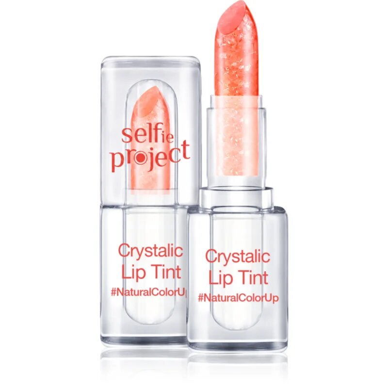 Selfie Project Crystal Lip Tint hydratační balzám na rty reagující na pH 3.5 g