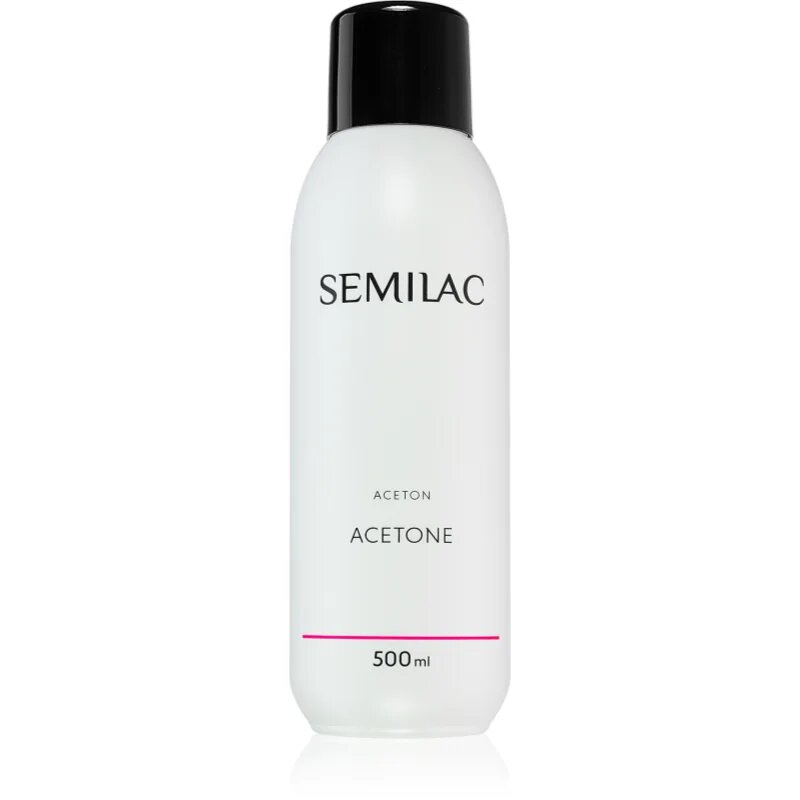 Semilac Liquids čistý aceton k odstranění gelových laků 500 ml