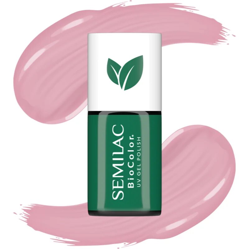 Semilac UV Hybrid BioColor gelový lak na nehty s použitím UV/LED lampy odstín 713 Pink Wildflowers 7 ml