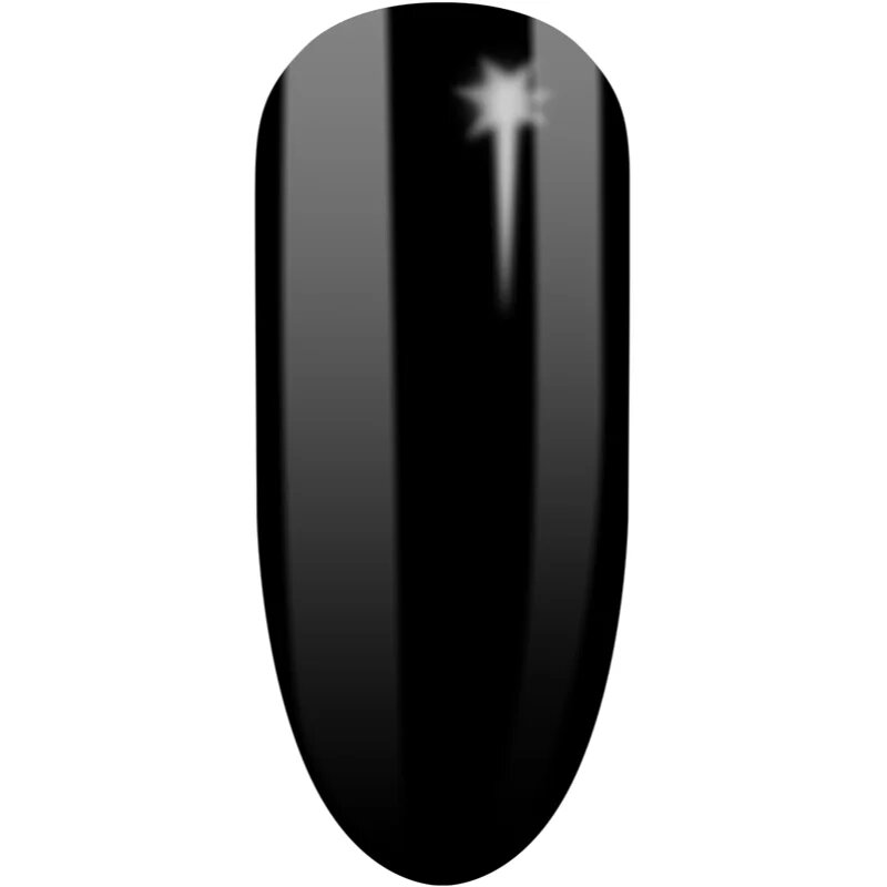 Semilac UV Hybrid Black & White gelový lak na nehty odstín 031 Black Diamond 7 ml