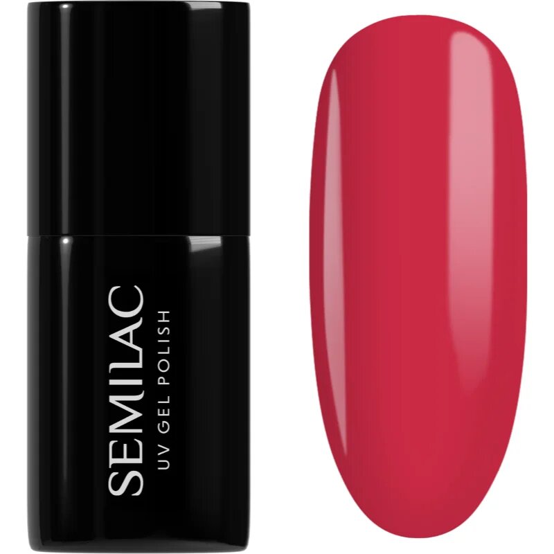 Semilac UV Hybrid Inner Glow gelový lak na nehty odstín 968 Cherry Pop 7 ml