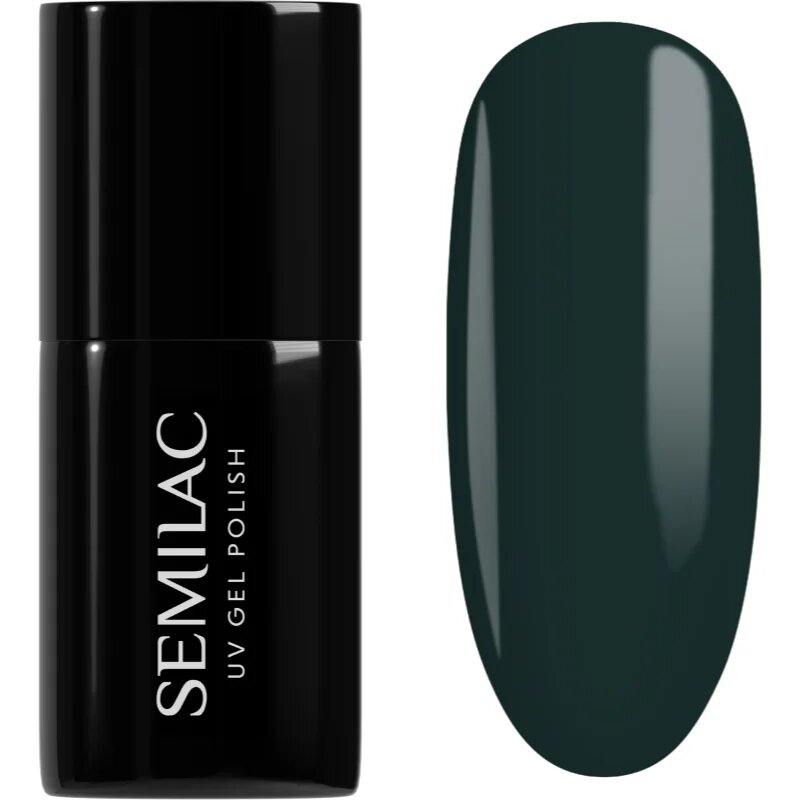 Semilac UV Hybrid Into Her Tenderness gelový lak na nehty odstín 422 Deep Forest Green 7 ml