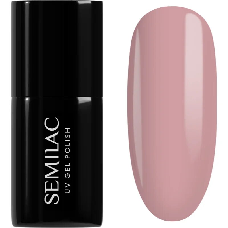 Semilac UV Hybrid Naked Nails gelový lak na nehty odstín 586 Dirty Rose Nude 7 ml