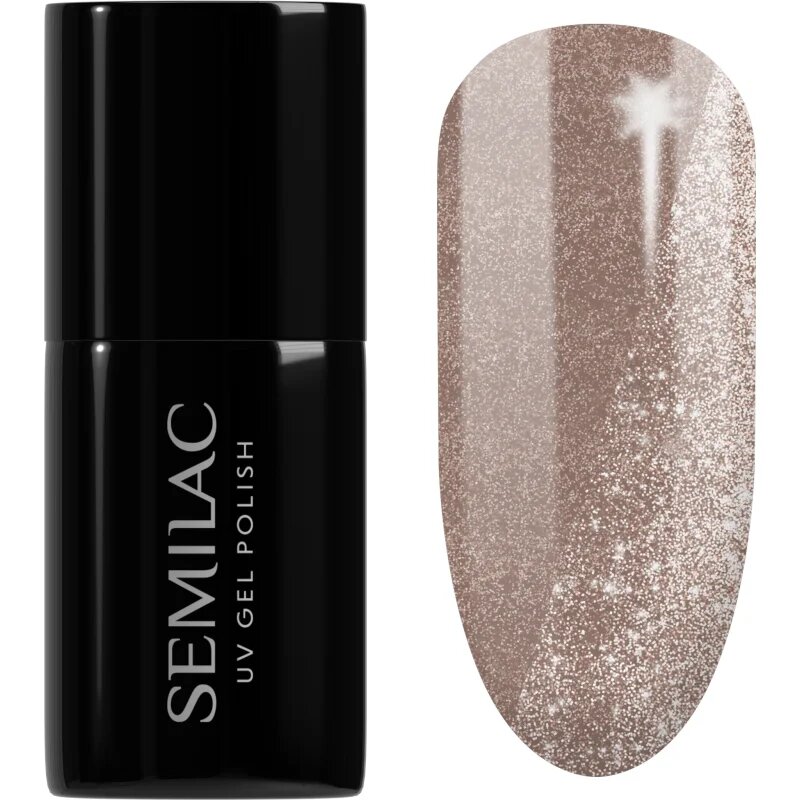 Semilac UV Hybrid New YEAAH gelový lak na nehty s použitím UV/LED lampy odstín 408 Less Sugar 7 ml