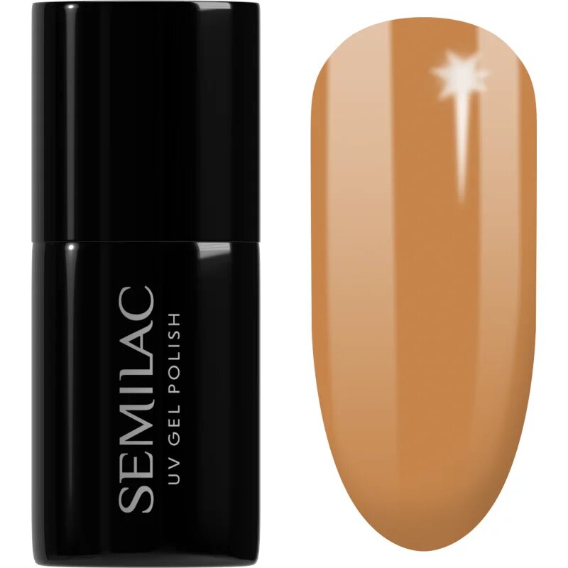 Semilac UV Hybrid Pastel Neons gelový lak na nehty s použitím UV/LED lampy odstín 600 Apricot Crush 7 ml