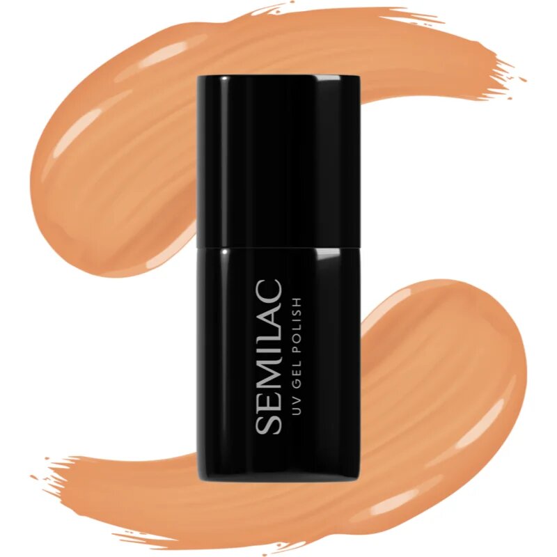 Semilac UV Hybrid Pastel Neons gelový lak na nehty s použitím UV/LED lampy odstín 600 Apricot Crush 7 ml