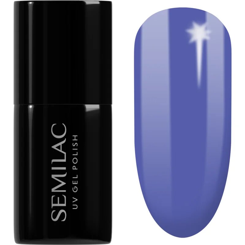 Semilac UV Hybrid Pastel Neons gelový lak na nehty s použitím UV/LED lampy odstín 602 Dark Jeans 7 ml