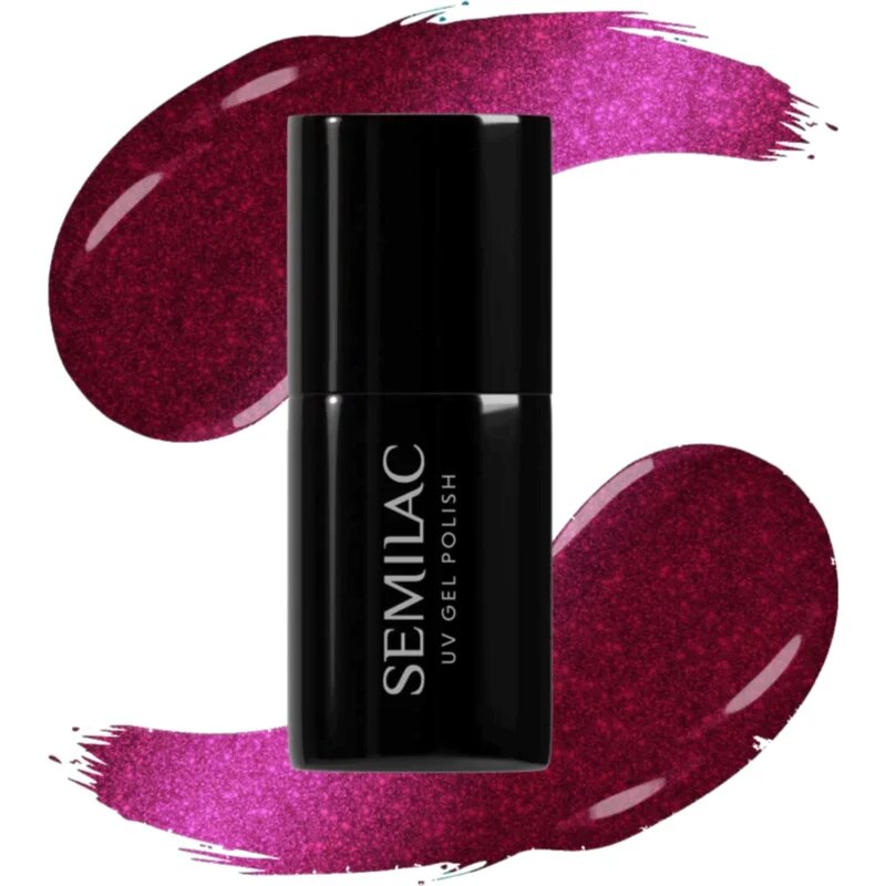 Semilac UV Hybrid Silk Effect gelový lak na nehty s použitím UV/LED lampy odstín 468 Pink Cosy Essential 7 ml