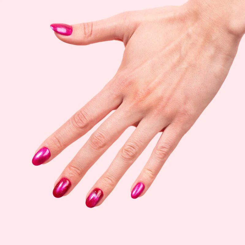 Semilac UV Hybrid Silk Effect gelový lak na nehty s použitím UV/LED lampy odstín 468 Pink Cosy Essential 7 ml