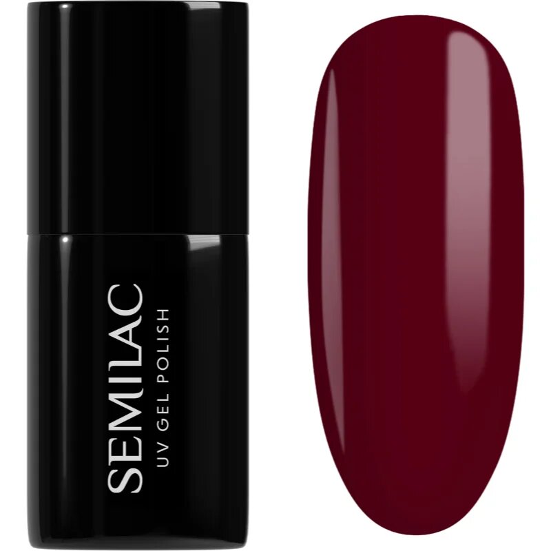 Semilac UV Hybrid Tastes Of Fall gelový lak na nehty odstín 404 Black Beans Muffin 7 ml