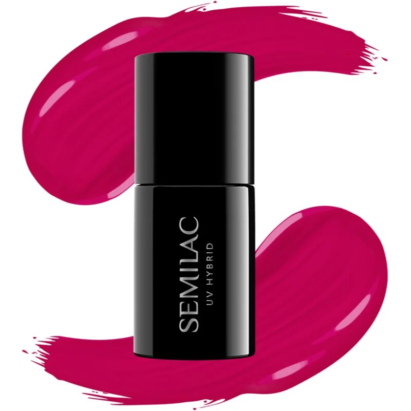 Semilac UV Hybrid Tropical Drinks gelový lak na nehty odstín 103 Elegant Raspberry 7 ml