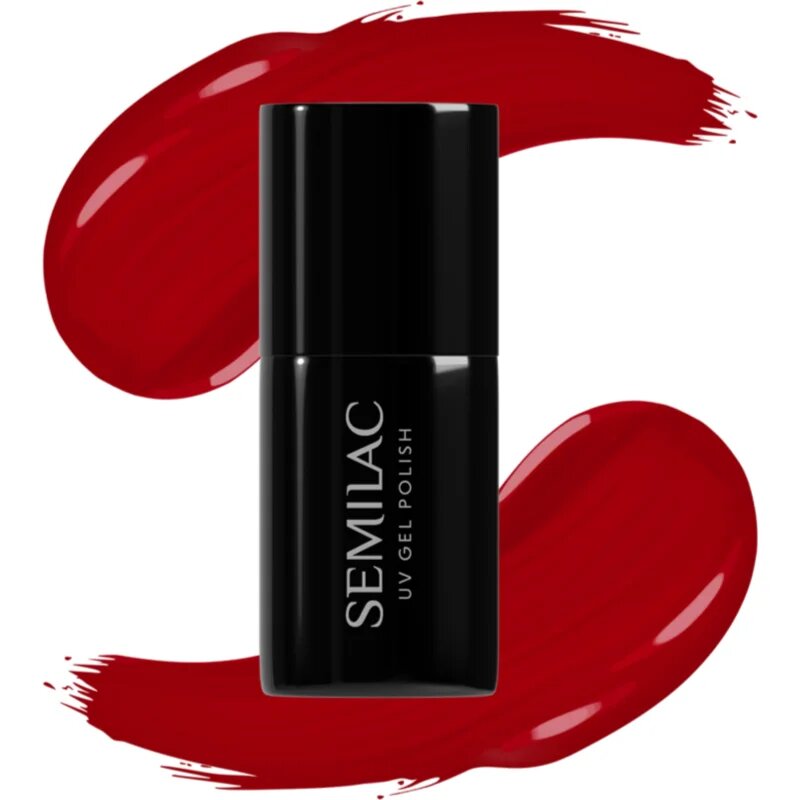 Semilac UV Hybrid Winter Collection gelový lak na nehty s použitím UV/LED lampy odstín 608 Soft Red 7 ml