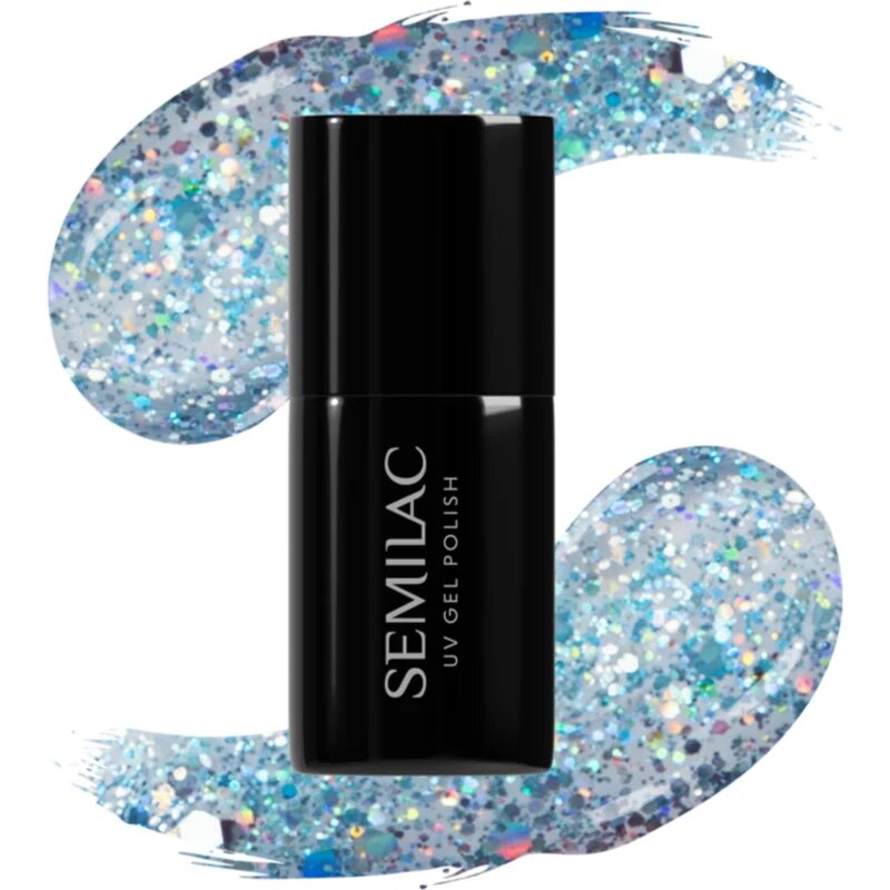 Semilac UV Hybrid Winter Collection gelový lak na nehty s použitím UV/LED lampy odstín 611 Violet Night 7 ml