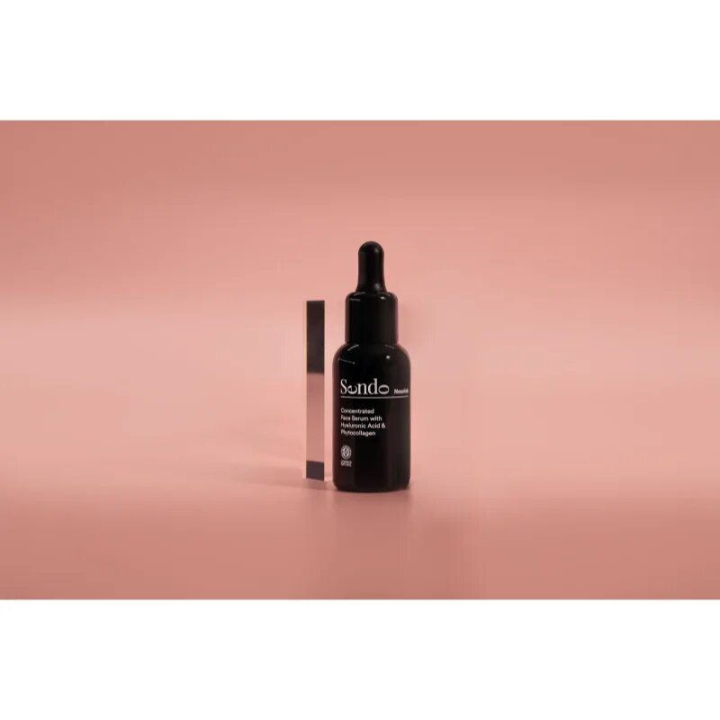 Sendo Nourish Concentrated Face Serum with Hyaluronic Acid & Phytocollagen koncentrát s kyselinou hyaluronovou a fytokolagenem 25 ml