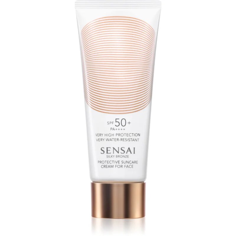 Sensai Silky Bronze ochranný krém na obličej proti slunečnímu záření SPF 50+ 50 ml