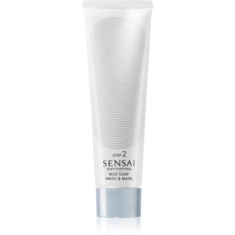 Sensai Silky Purifying Mud Soap (Wash & Mask) mýdlo a maska 2 v 1 125 ml