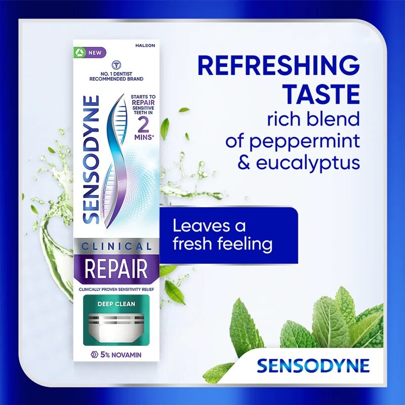 Sensodyne Clinical Repair Active Clean zubní pasta 75 ml