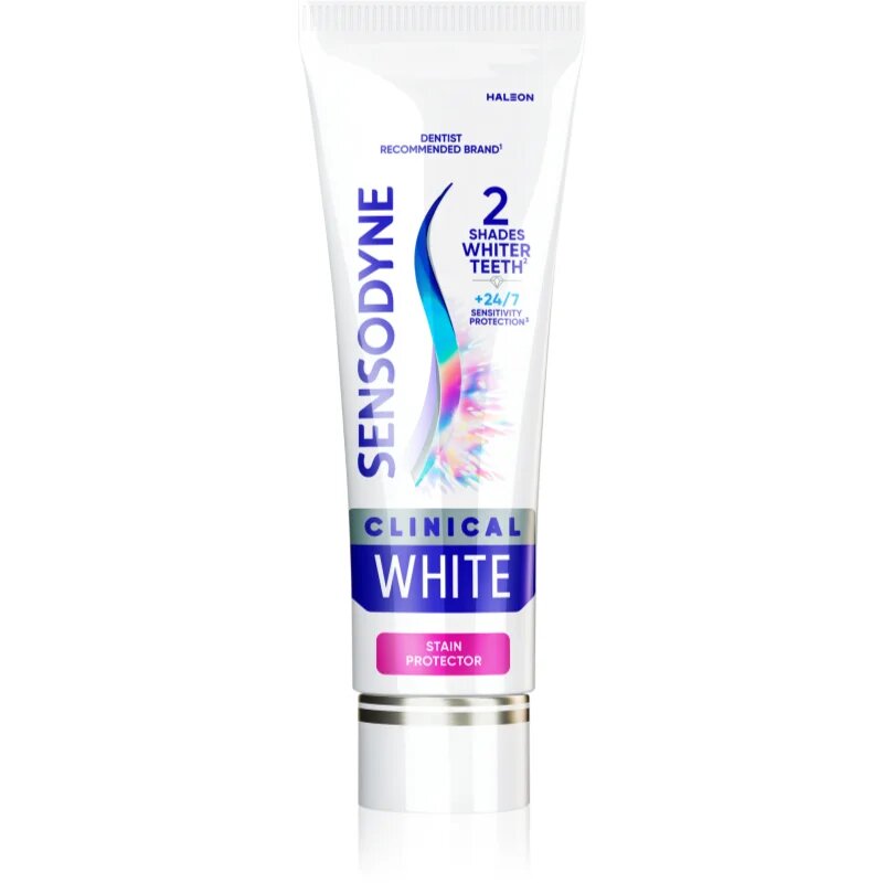 Sensodyne Clinical White Stain Protector bělicí zubní pasta 75 ml