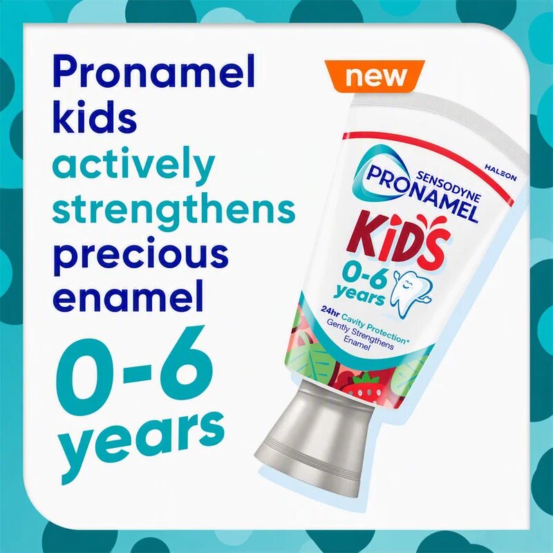 Sensodyne Pronamel Kids dětská zubní pasta 0-6 Years 2x50 ml