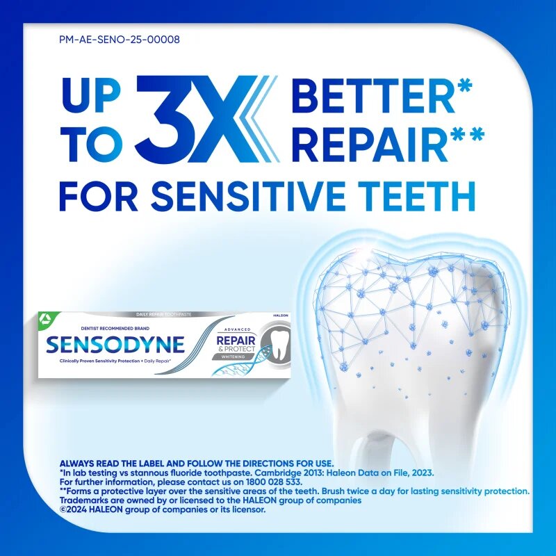 Sensodyne Repair & Protect Cool Mint zubní pasta pro citlivé zuby 75 ml