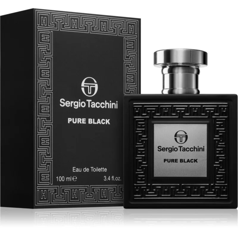 Sergio Tacchini Pure Black toaletní voda pro muže 100 ml