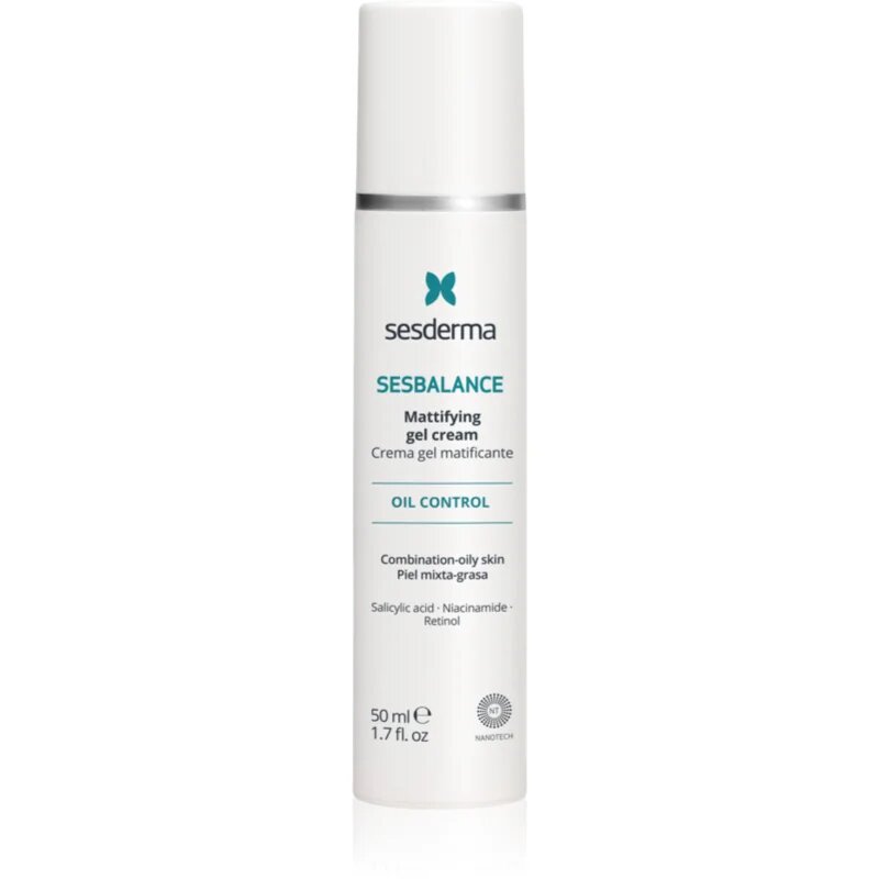Sesderma Sesbalance Mattifying Gel-Cream zmatňující gel-krém s kyselinou salicylovou 50 ml