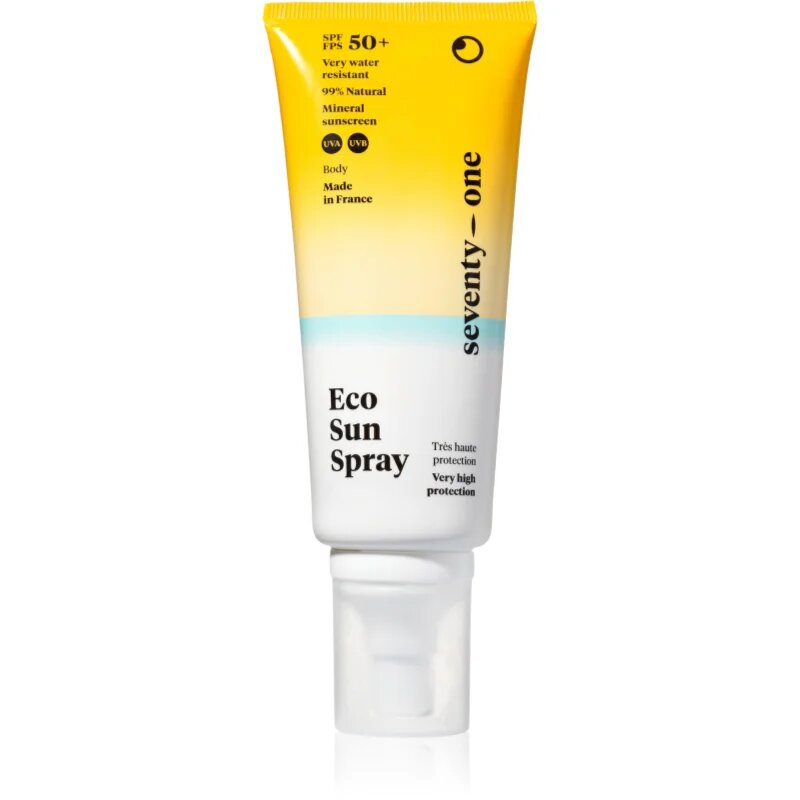 SeventyOne Eco Sun Spray SPF50+ opalovací sprej s vysokou UV ochranou SPF 50+ 100 ml