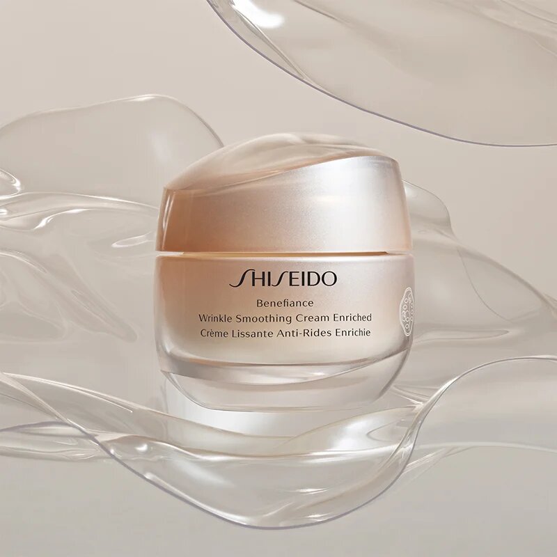 Shiseido Benefiance Wrinkle Smoothing Cream Enriched denní a noční krém proti vráskám pro suchou pleť 50 ml
