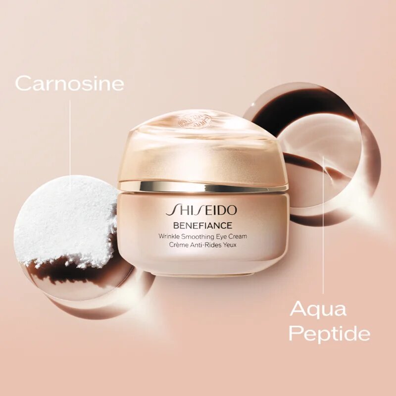 Shiseido Benefiance Wrinkle Smoothing Eye Cream výživný oční krém pro redukci vrásek 15 ml