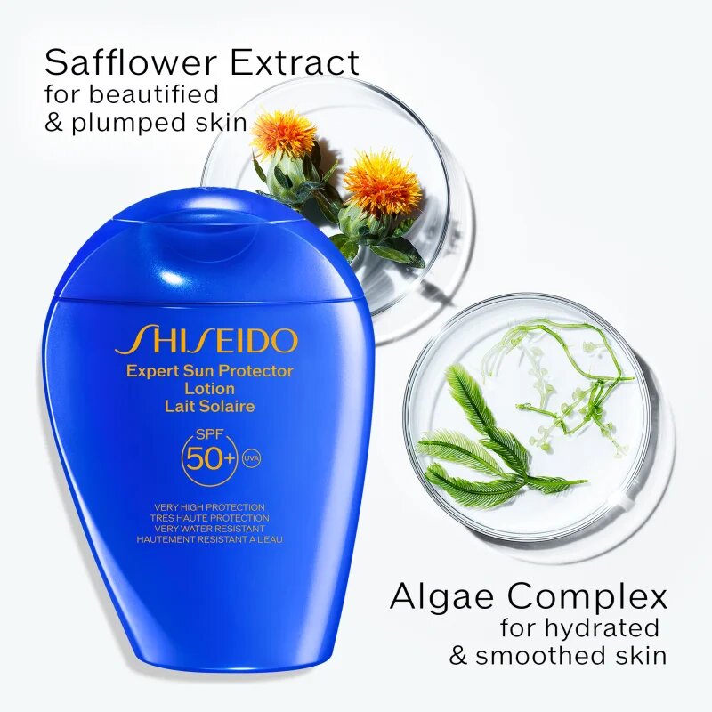 Shiseido Expert Sun Protector Lotion SPF 50+ opalovací mléko na obličej a tělo SPF 50+ 300 ml