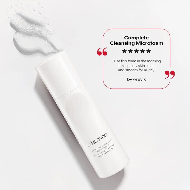 Shiseido Generic Skincare Complete Cleansing Micro Foam čisticí a odličovací pěna s hydratačním účinkem 180 ml
