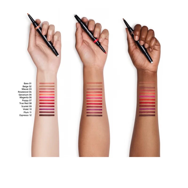 Shiseido LipLiner InkDuo rtěnka a konturovací tužka na rty s balzámem odstín 12 Espresso 1.1 g