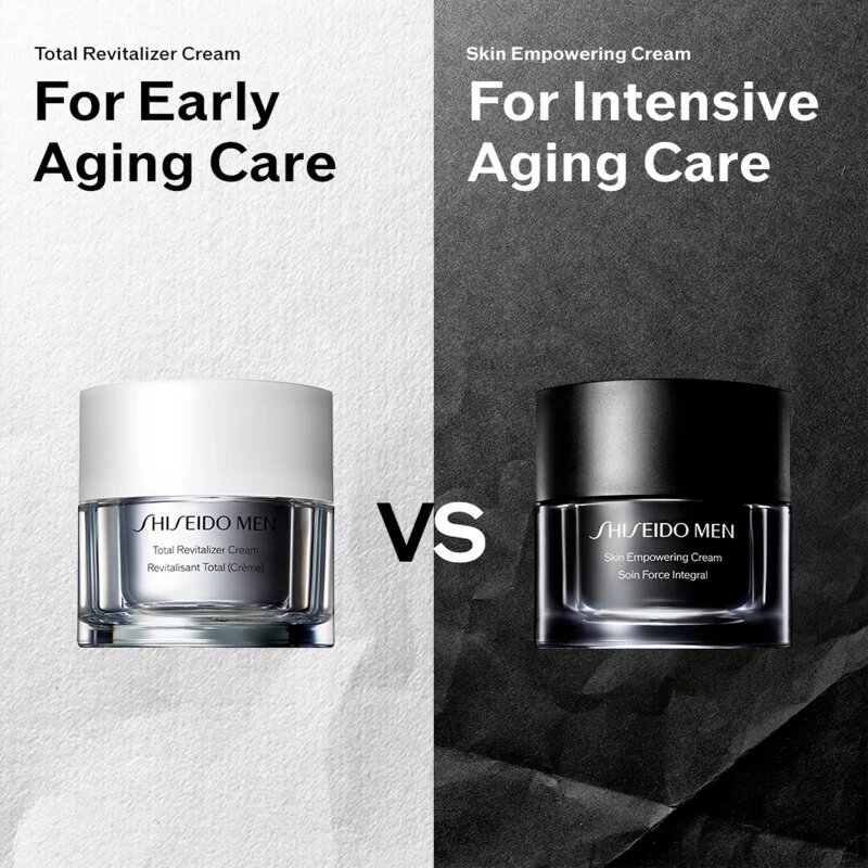 Shiseido Men Skin Empowering Advanced Cream posilující krém na redukci vrásek – náhradní náplň 50 ml