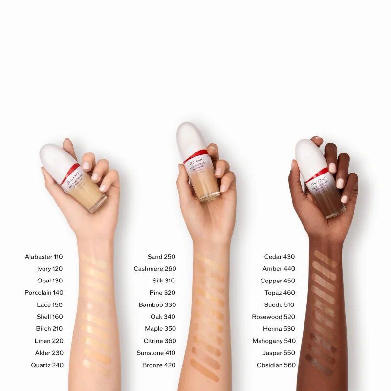 Shiseido Revitalessence Skin Glow Foundation lehký make-up s rozjasňujícím účinkem SPF 30 odstín Oak 30 ml