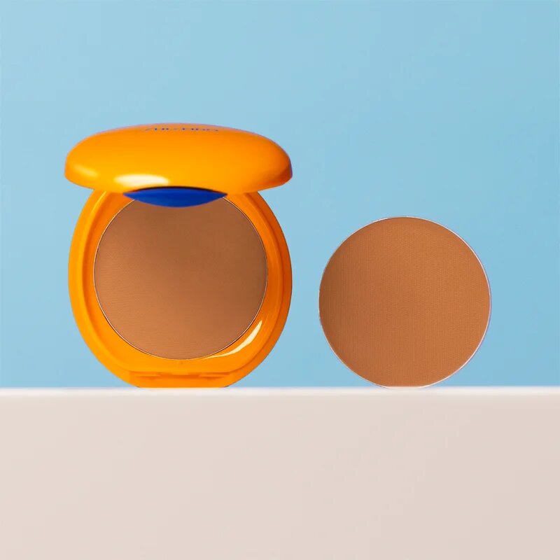 Shiseido Sun Care Tanning Compact Foundation SPF10 voděodolný kompaktní make-up – náhradní náplň odstín Natural 12 g