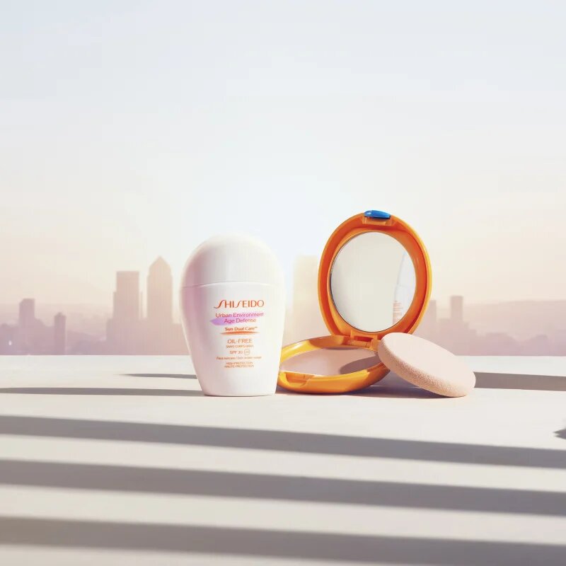 Shiseido Sun Care Urban Environment Age Defense matující opalovací krém na obličej SPF 30 30 ml