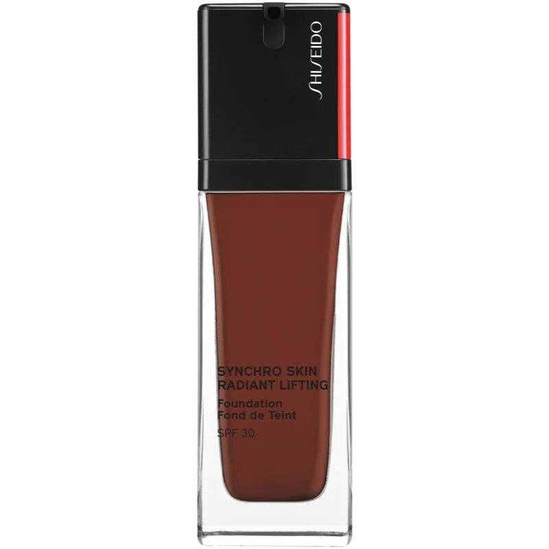 Shiseido Synchro Skin Radiant Lifting Foundation rozjasňující liftingový make-up SPF 30 odstín 540 Mahogany 30 ml
