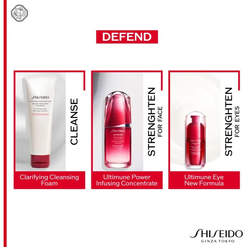 Shiseido Ultimune Eye Power Infusing Eye Concentrate oční sérum pro komplexní protivráskovou ochranu 15 ml