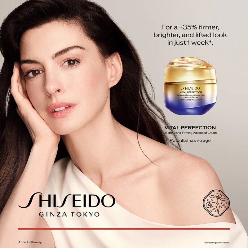 Shiseido Vital Perfection Uplifting and Firming Advanced Cream Soft lehký zpevňující krém na den i noc 50 ml