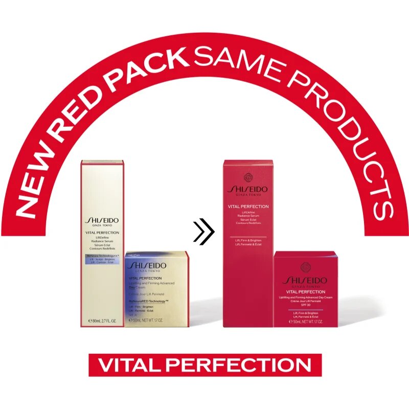 Shiseido Vital Perfection Uplifting and Firming Advanced Day Cream denní liftingový krém proti vráskám SPF 30 50 ml