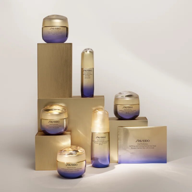 Shiseido Vital Perfection Uplifting & Firming Express Eye Mask liftingová a zpevňující maska na oční okolí 12 ks