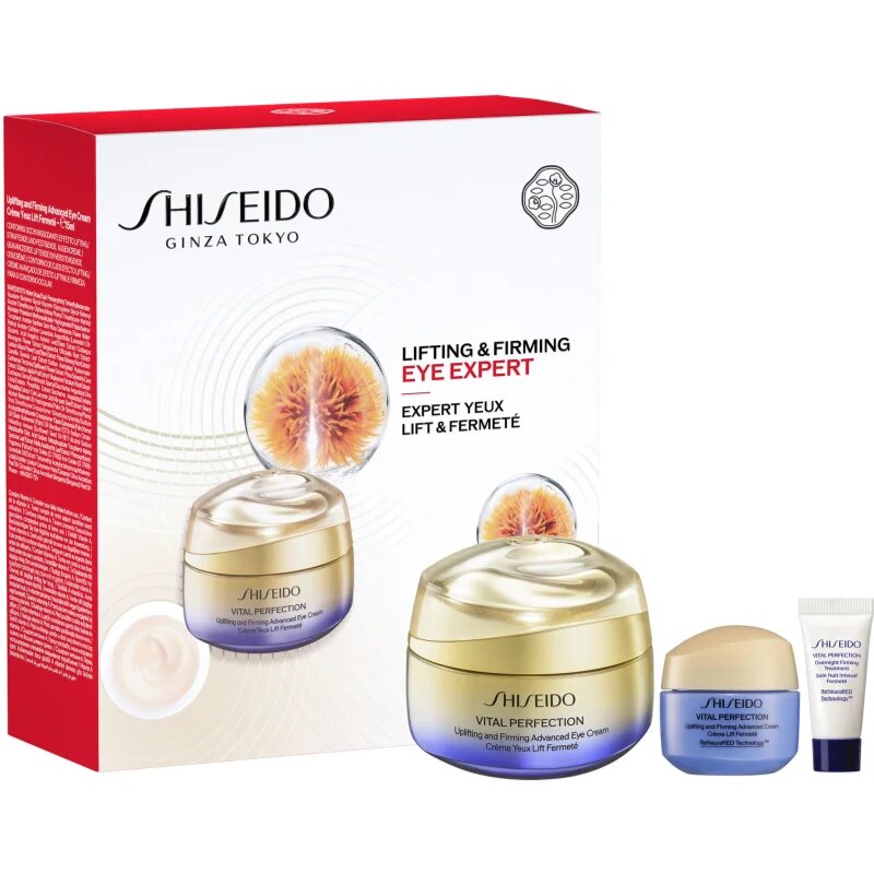 Shiseido Vital Perfection Uplifting & Firming Eye Cream dárková sada pro ženy