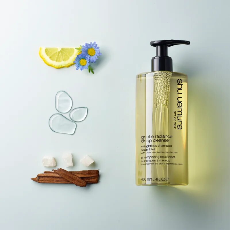Shu Uemura Deep Cleanser Gentle Radiance jemný čisticí šampon pro zdravé a krásné vlasy 400 ml
