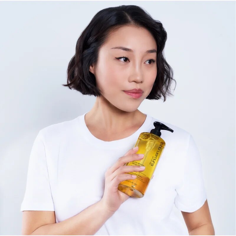 Shu Uemura Deep Cleanser Pure Serenity hloubkově čisticí šampon pro mastné vlasy a vlasovou pokožku 400 ml