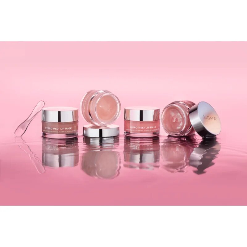 Sigma Beauty Hydro Melt Lip Mask hydratační maska na rty s kyselinou hyaluronovou odstín Hush 9.6 g