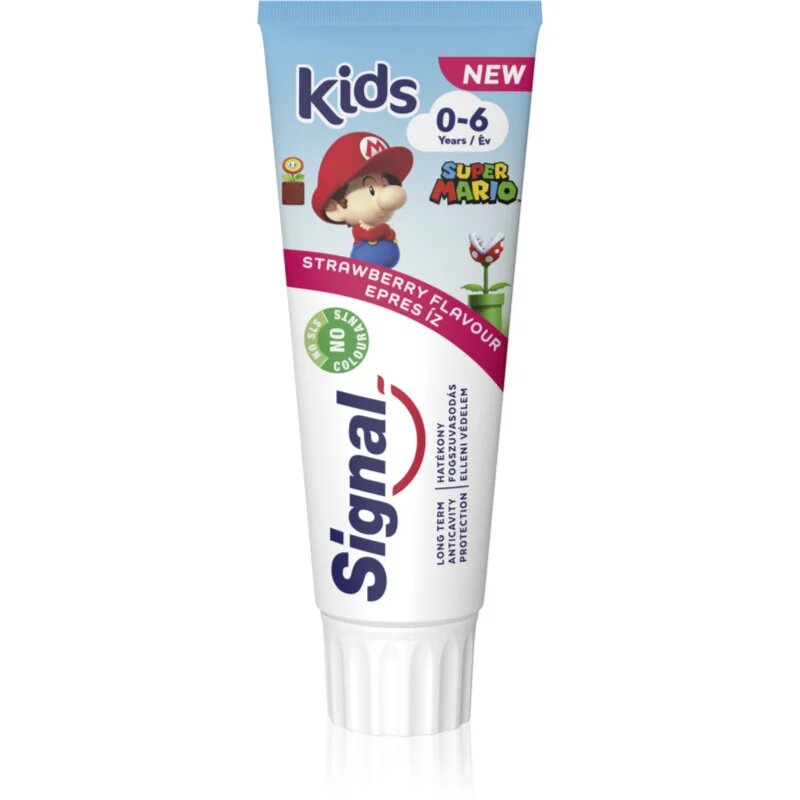 Signal Kids Strawberry dětská zubní pasta 75 ml